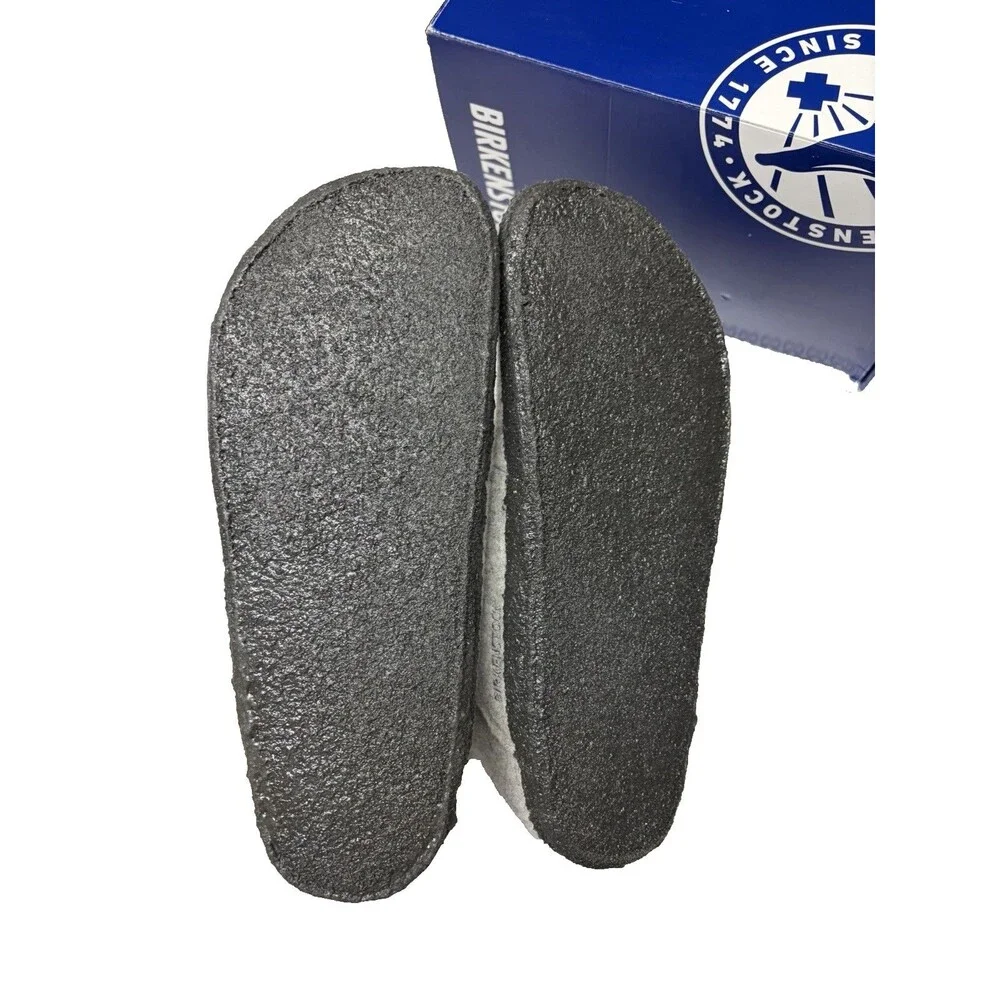 Birkenstock Andermatt 80% Wool Felt Booties Gray Men’s Size 8 Women’s 10 NIB